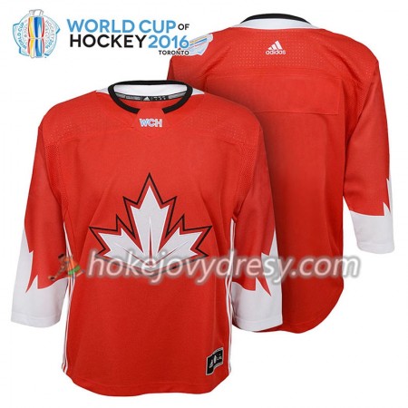 Pánské Hokejový Dres Kanada Blank Světový pohár v ledním hokeji 2016 Červená